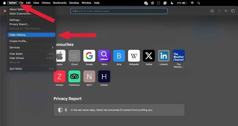 Clear Browser Cache in Safari1