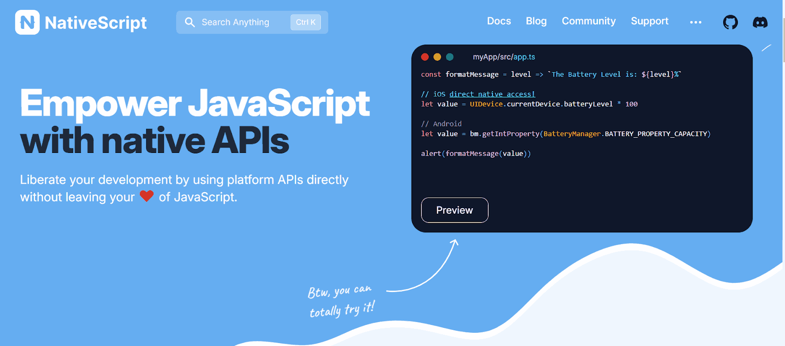 NativeScript