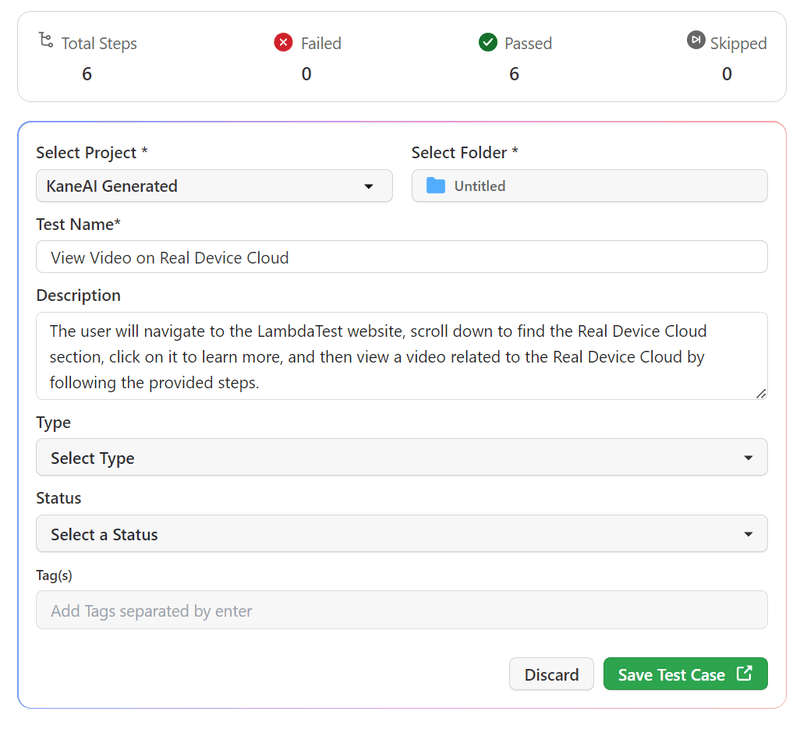 Simplify AI Testing With KaneAI7