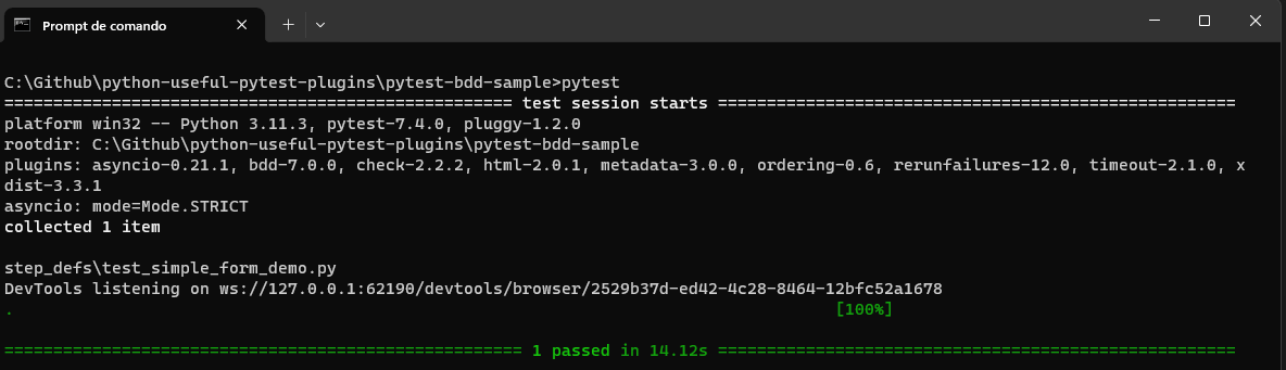 pytest-bdd