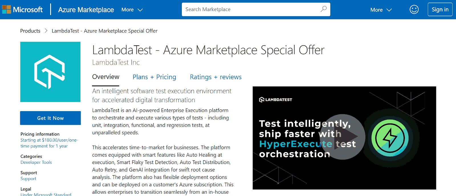 hyperexecute now available as azure native integration for seamless testing workflows