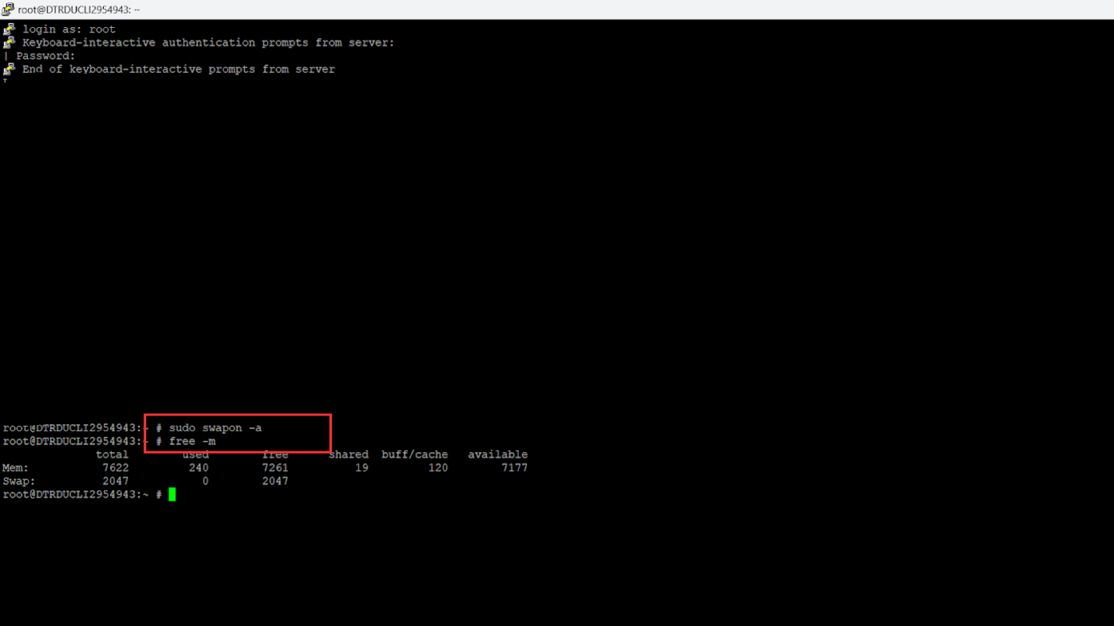 kernel parameter