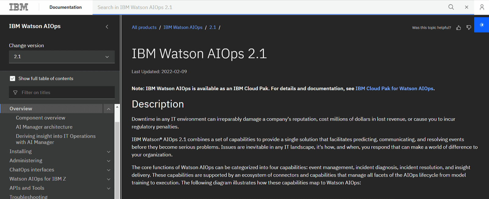 IBM Watson AIOps enhances IT operations through ML