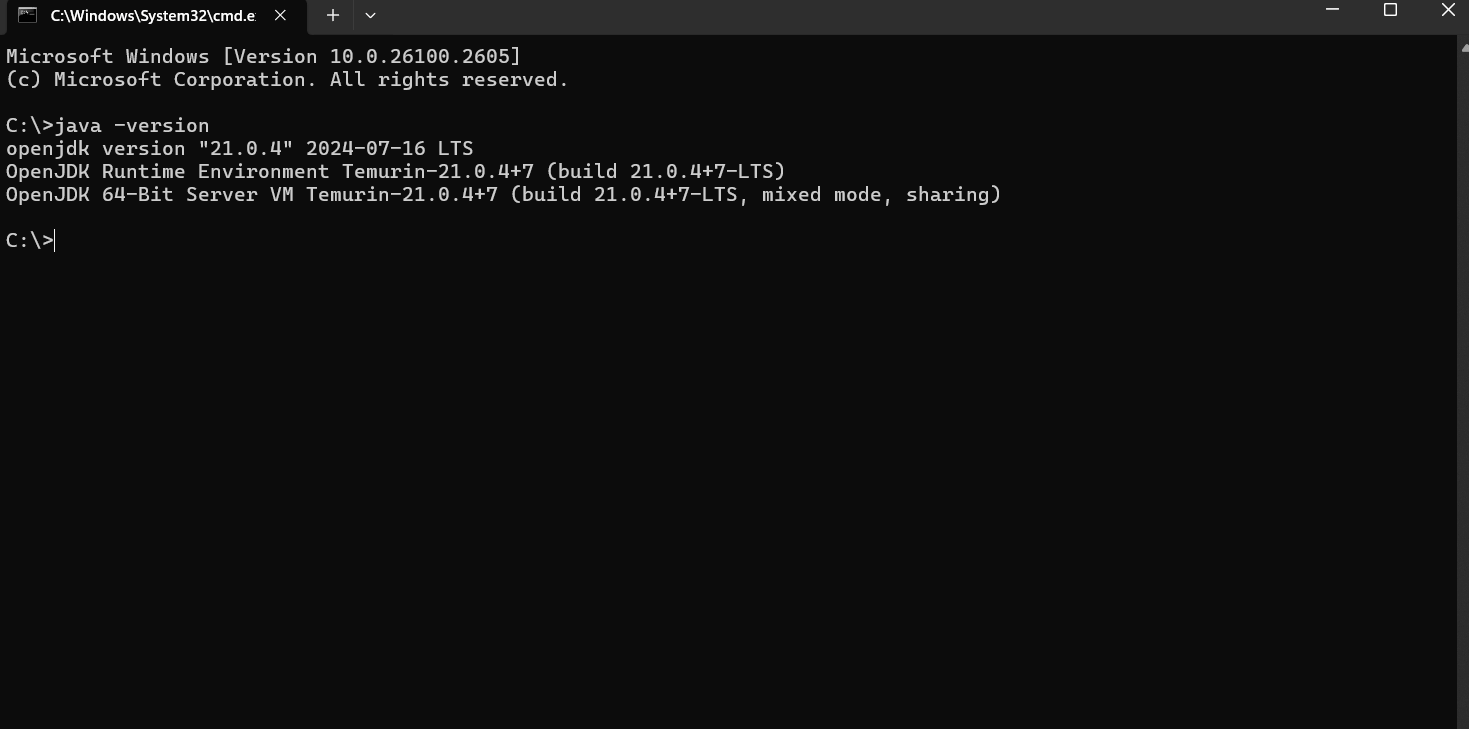 Command Prompt and type java -version