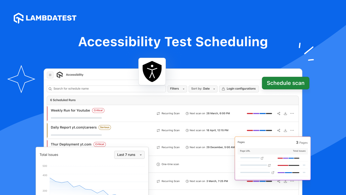 Accessibility Test Scheduling: Automate Checks and Focus on What Matters