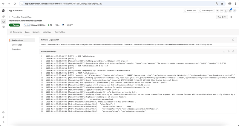 Checking Test Execution Details on LambdaTest3 (1)