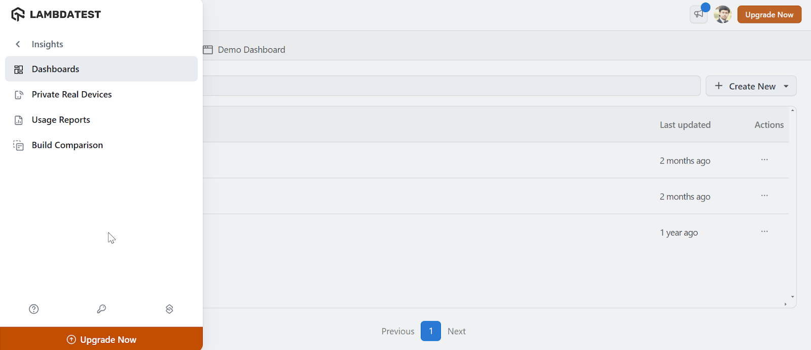 Build Comparison