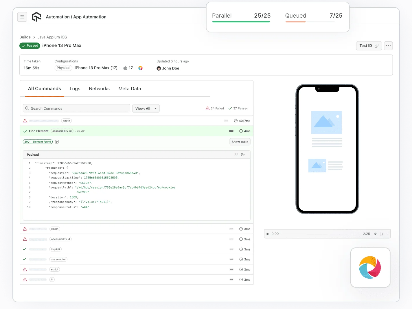 Appium Automated Testing with iPhone 13 Simulator on Cloud