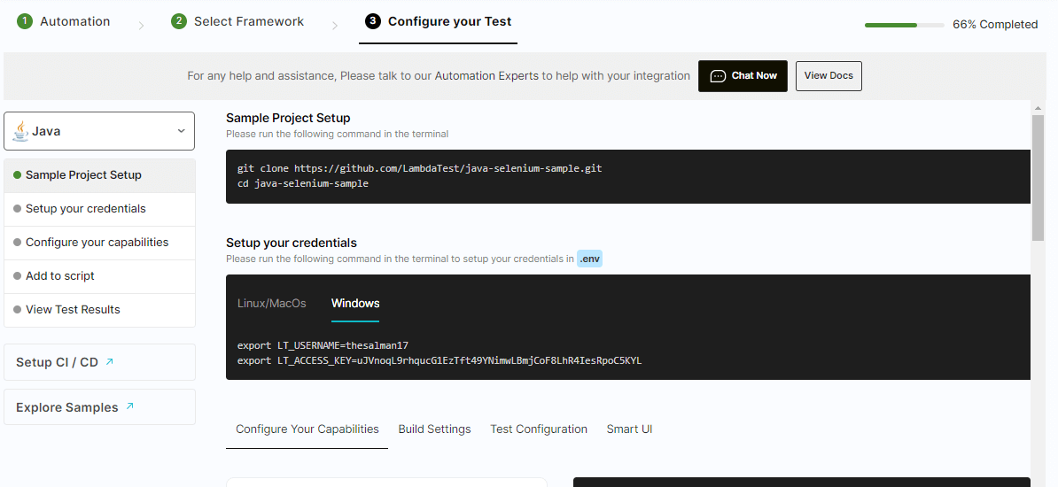 configure-your-tests-for-sanity-test