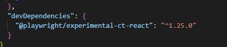 installed on package.json