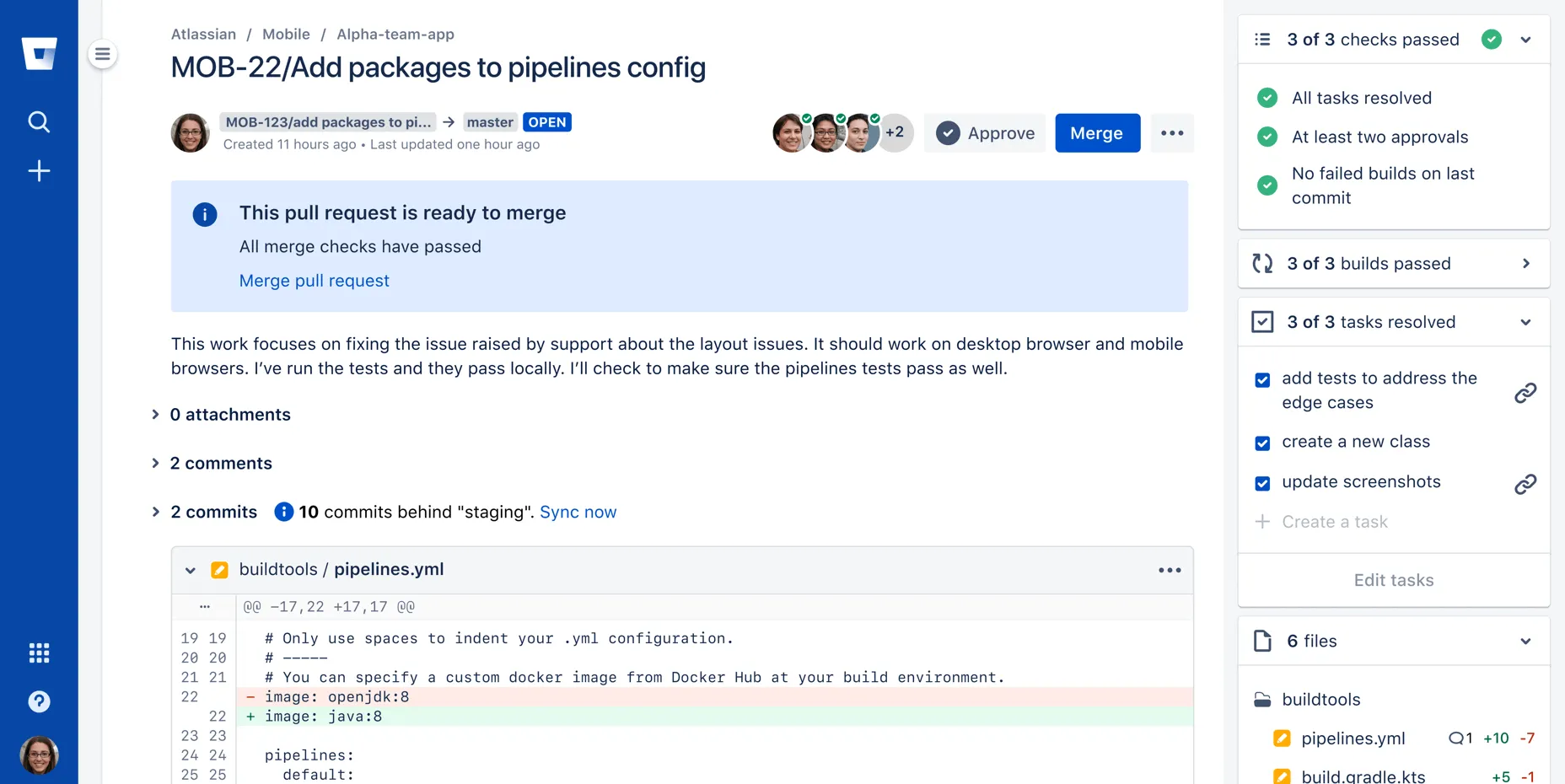 Bitbucket Code Review by Atlassian