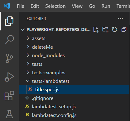 create-a-folder-named-testslambdatest