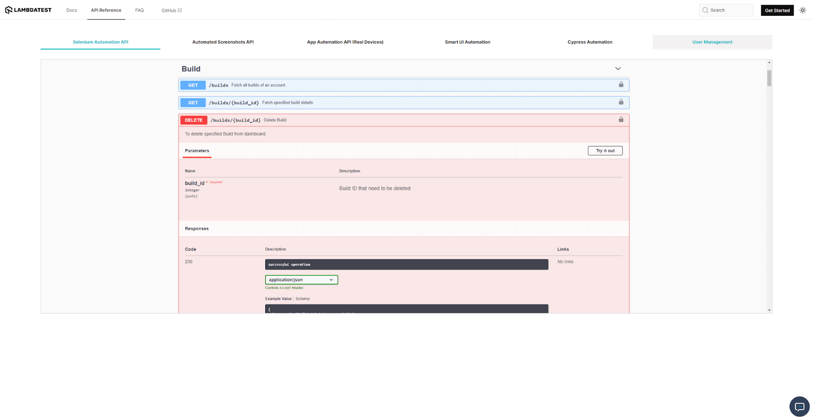 delete-lambdatest-build-pytest