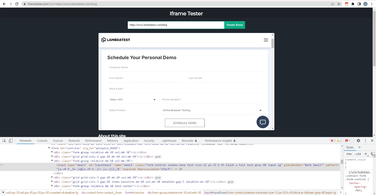 form elements are input fields