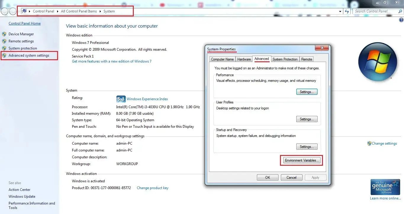 Incorporating Environment Variable