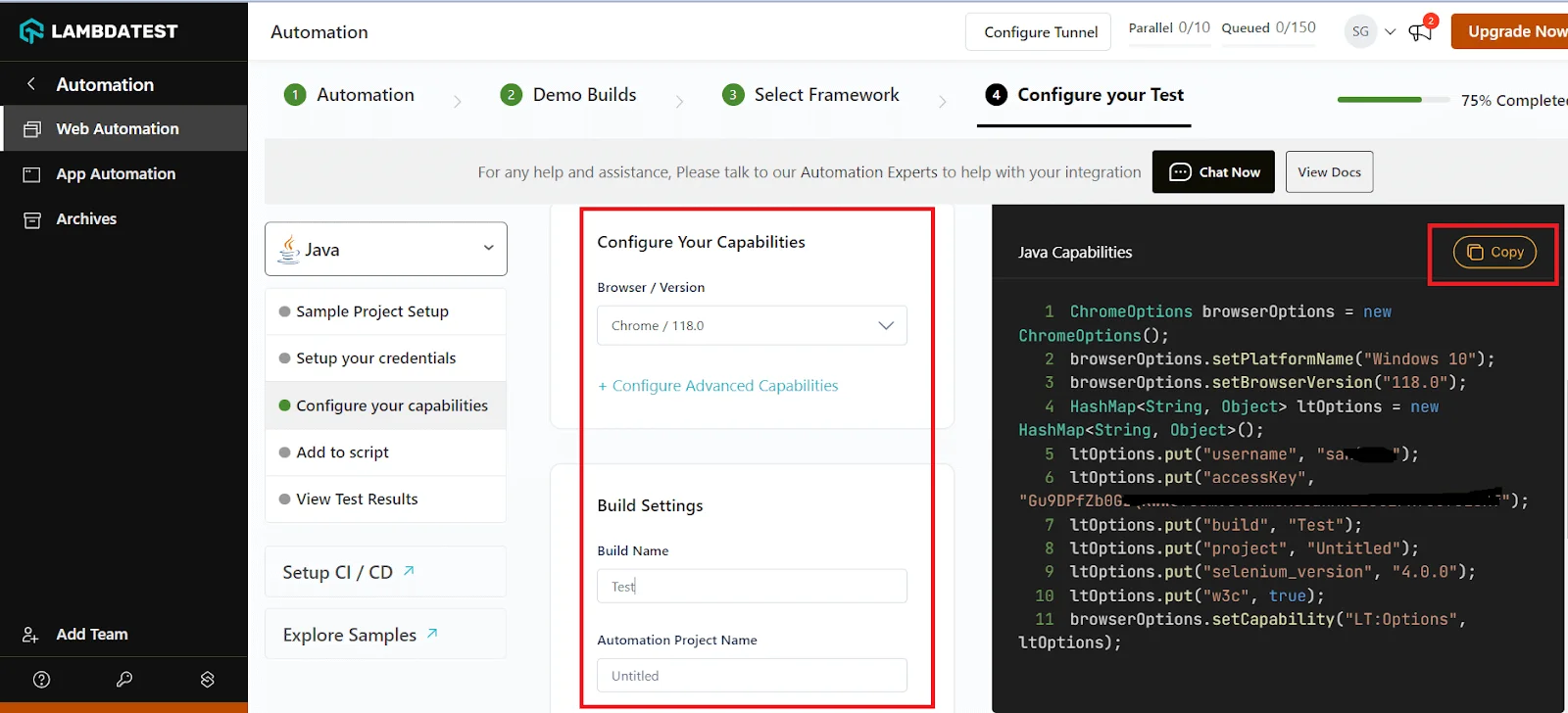 lambdatest-capabilities-generator-selenium-webdriver