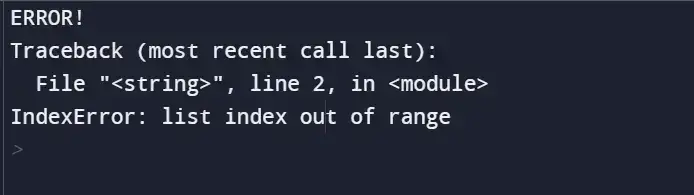 problem with runtime errors is that they depend only on specific scenarios