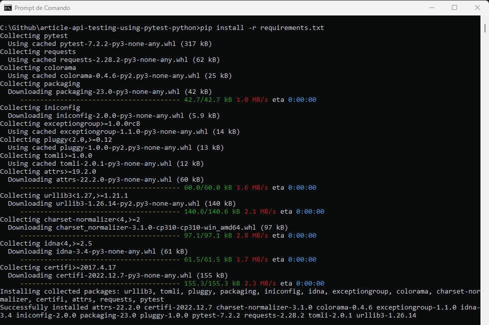 pytest-cmd