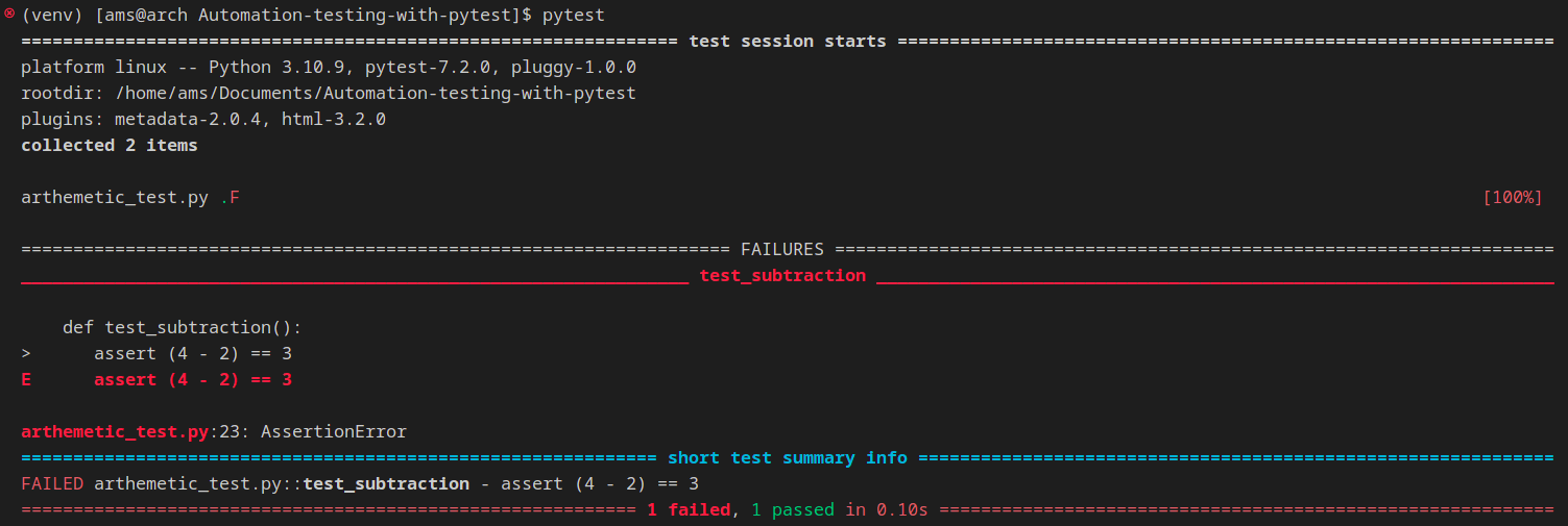 pytest-traceback