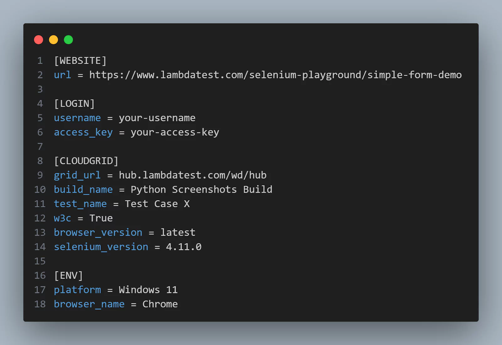 python selenium automation testing script