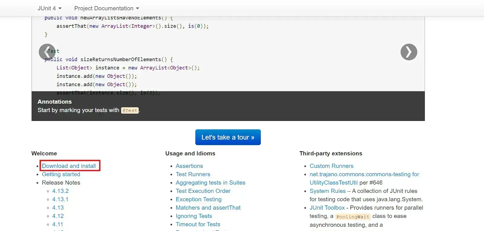 Setup JUnit Environment