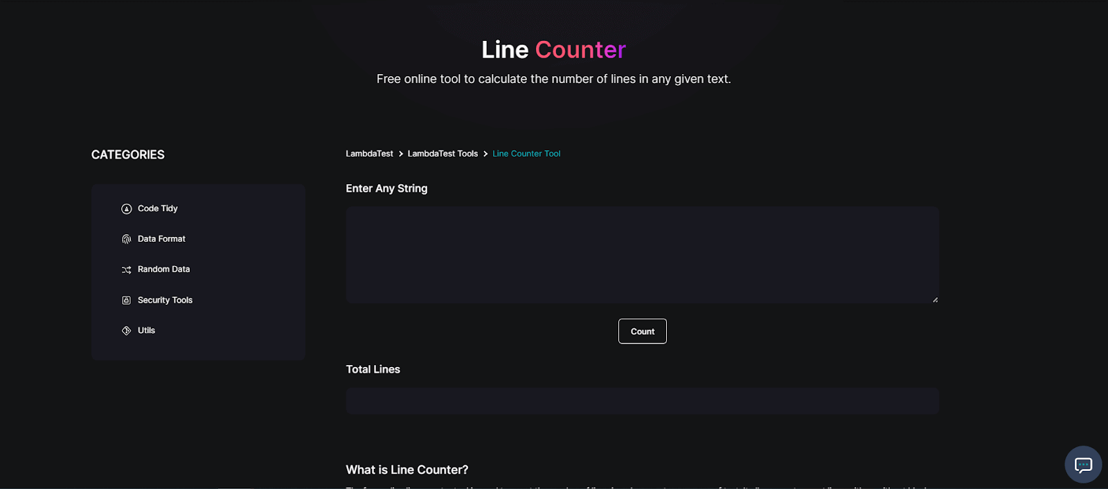 line counter