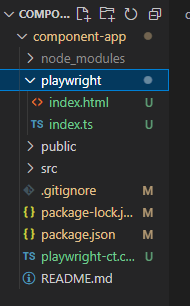 playwright component structure