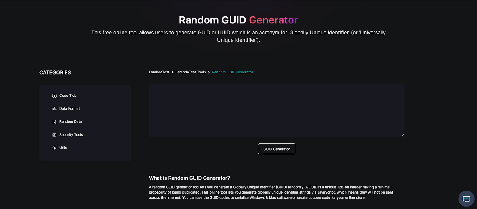 random-guid-generator