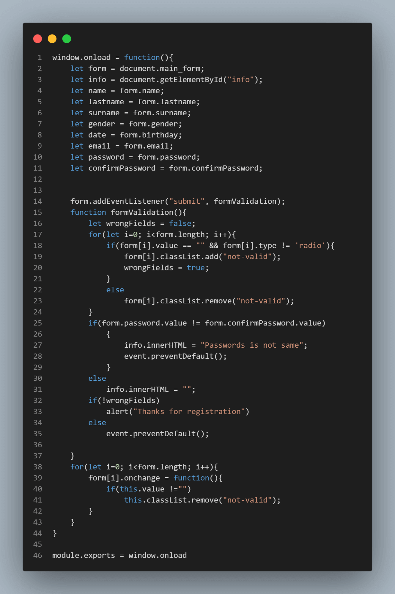 Data driven testing framework