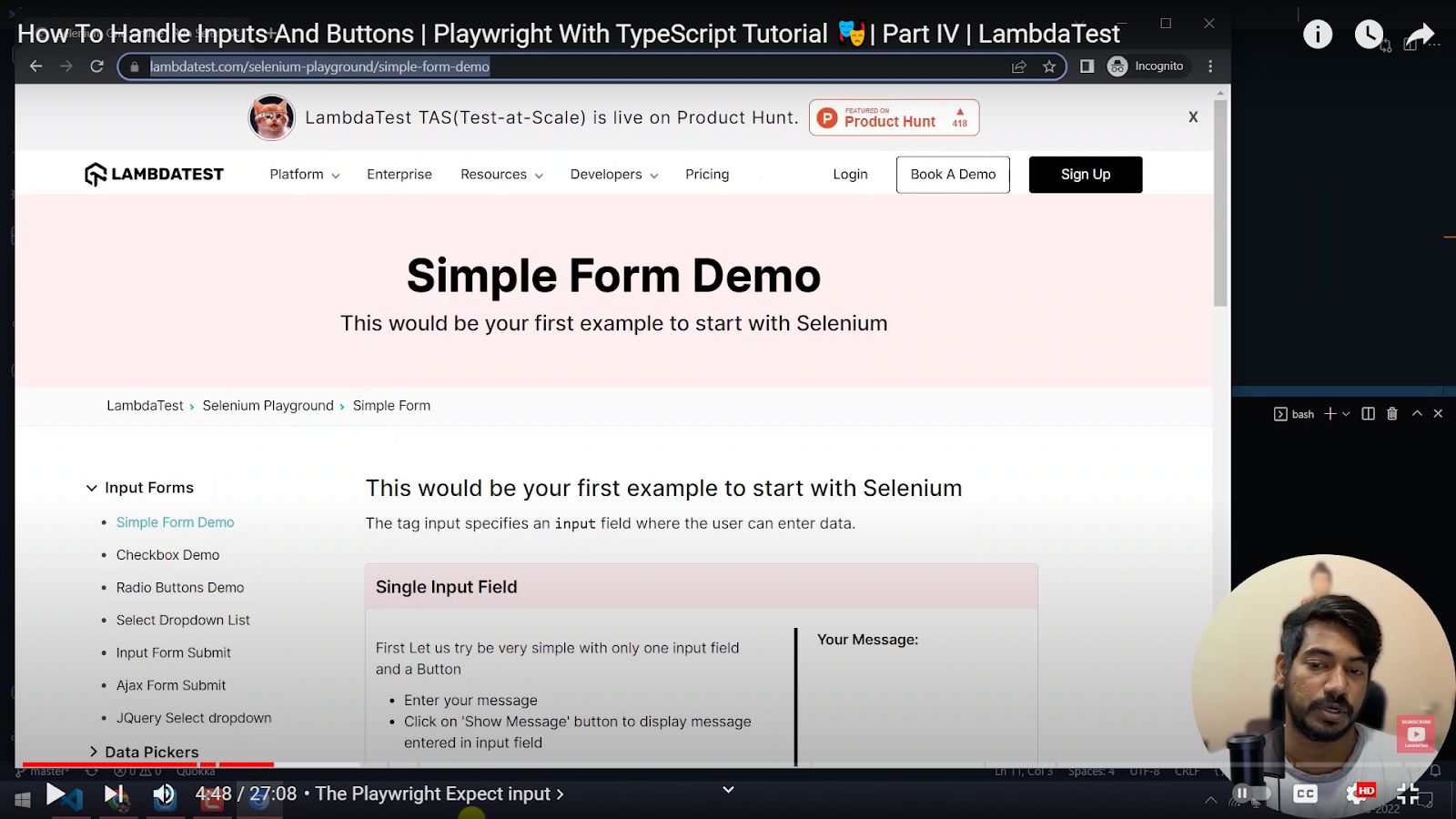 simple form demo