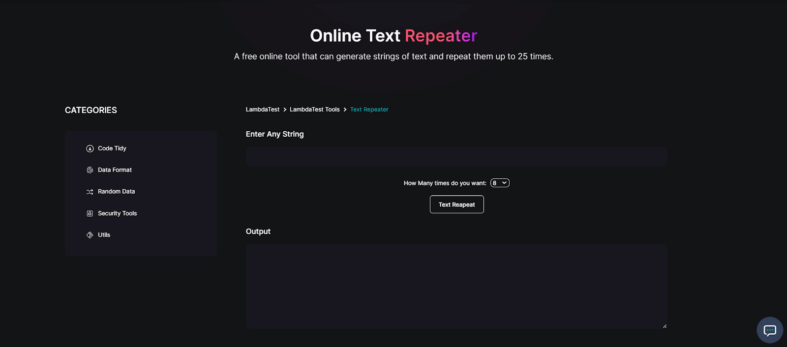 Text Repeater