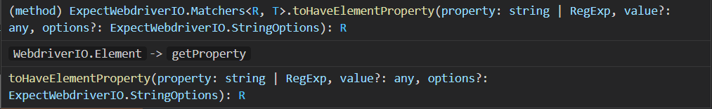 tohaveelementproperty-parameters