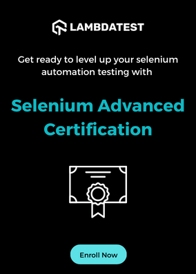 Selenium Advanced