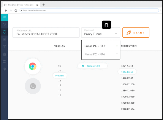 Chrome LocalHost