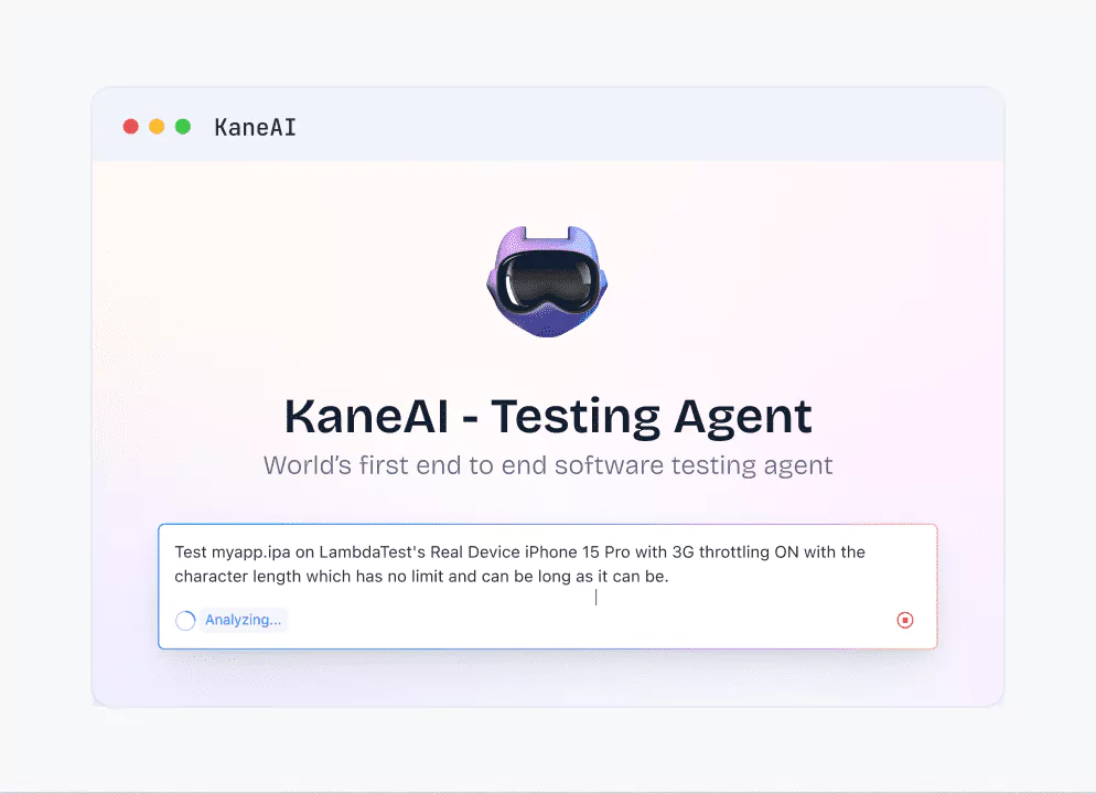 Author with KaneAI - GenAI-Native Testing Agent