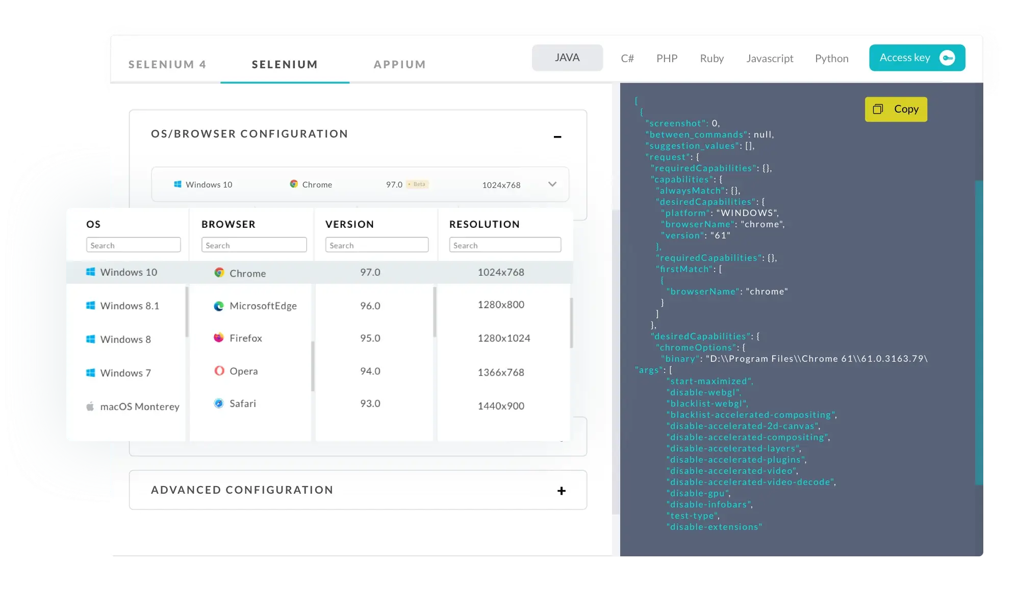 Run Selenium Scripts on 3000+ Desktop and Mobile Devices