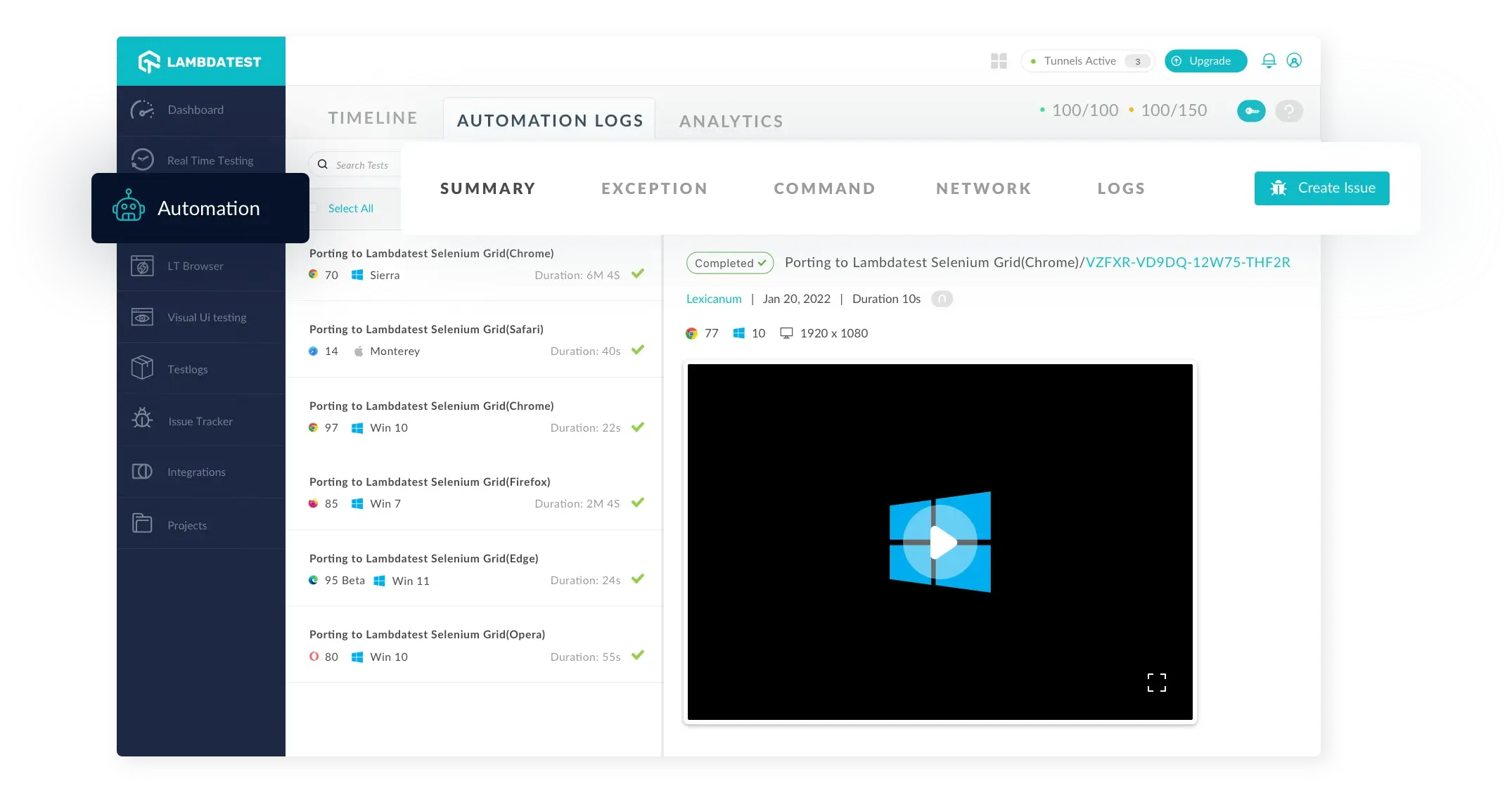 Run Selenium Scripts on 3000+ Desktop and Mobile Devices