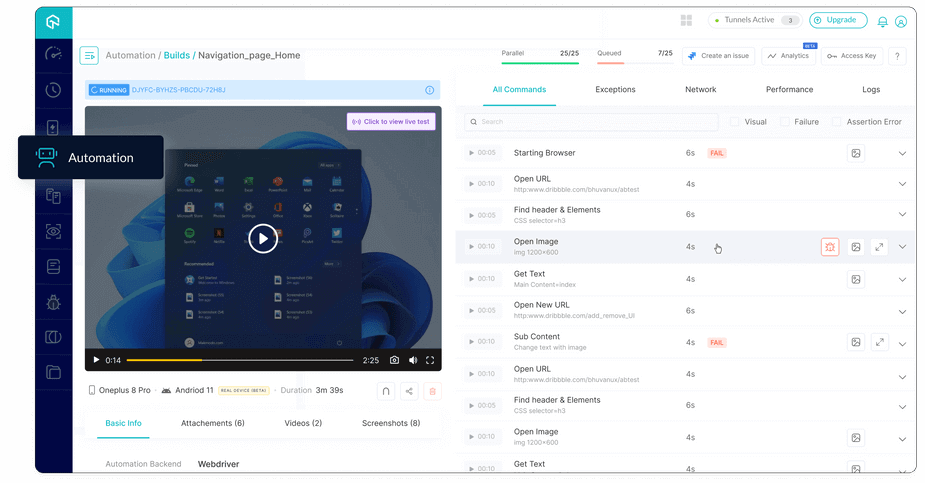 Automated Regression Testing on Real Devices