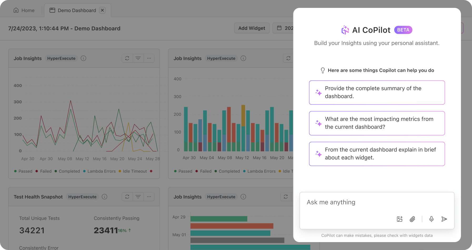 CoPilot Dashboard