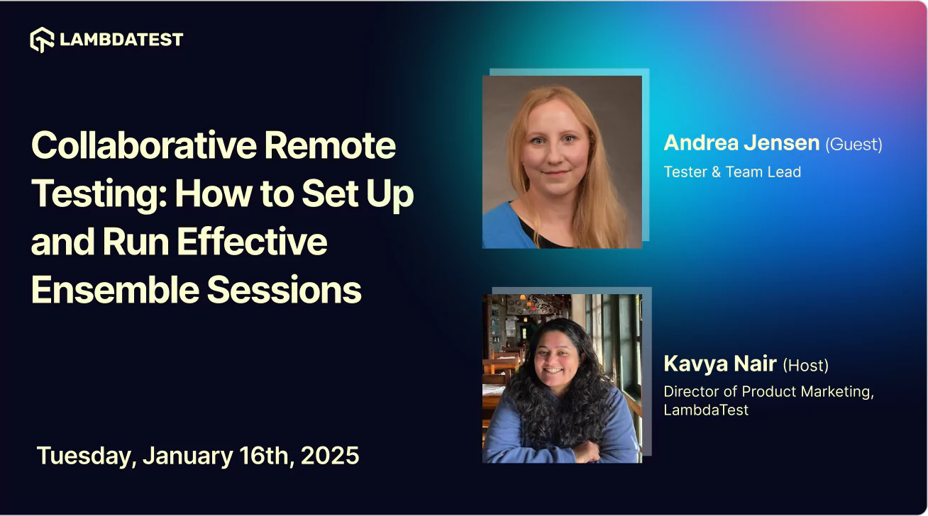 Collaborative Remote Testing: How to Set Up and Run Effective Ensemble Sessions