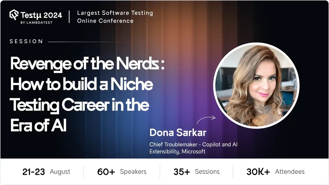 Revenge of the Nerds: How to build a Niche Testing Career in the Era of AI