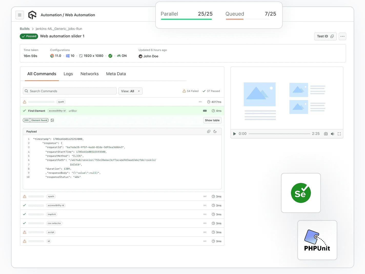 Execute Multiple PHPUnit Scripts On Cloud Selenium Grid