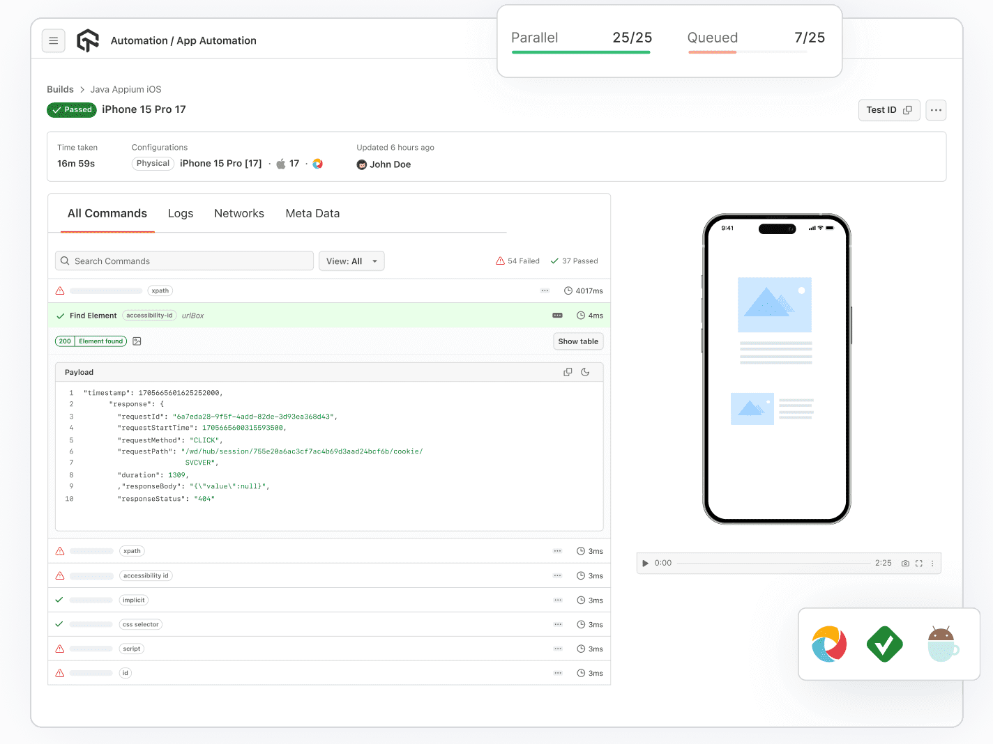 Automated iOS Simulator Testing