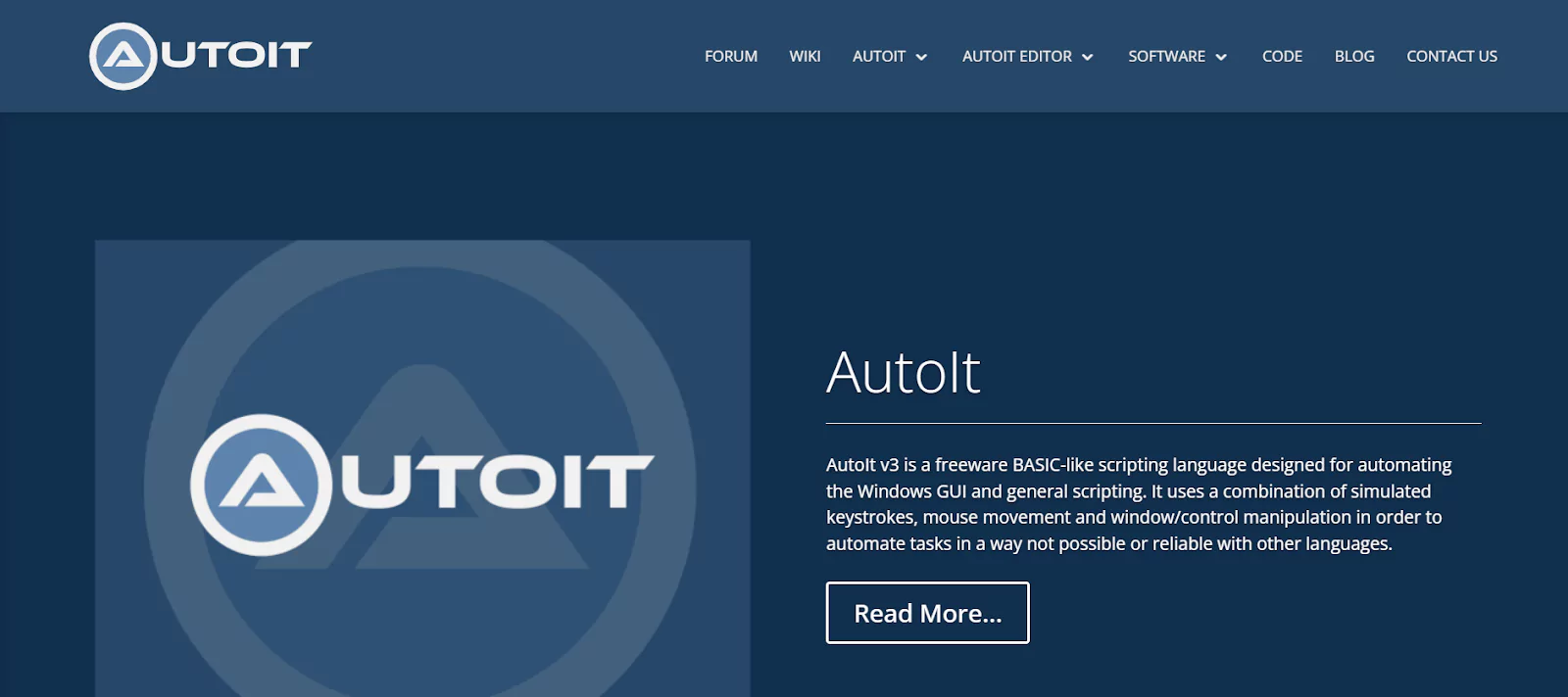 AutoIt is a scripting language