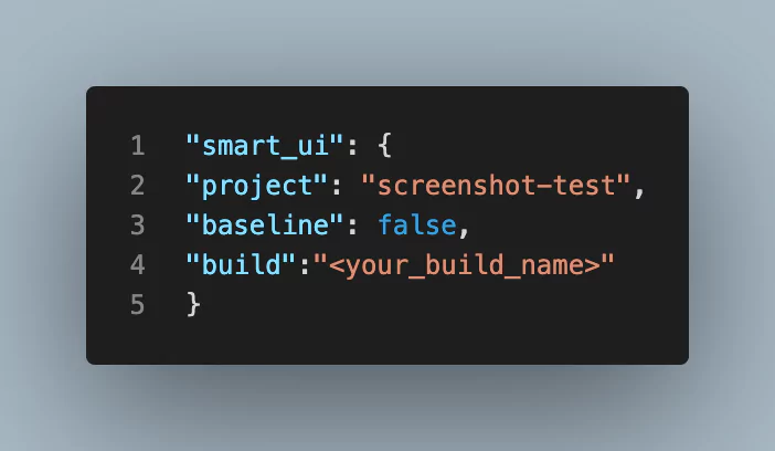 build as a new baseline by changing the build name and baseline value to true/false