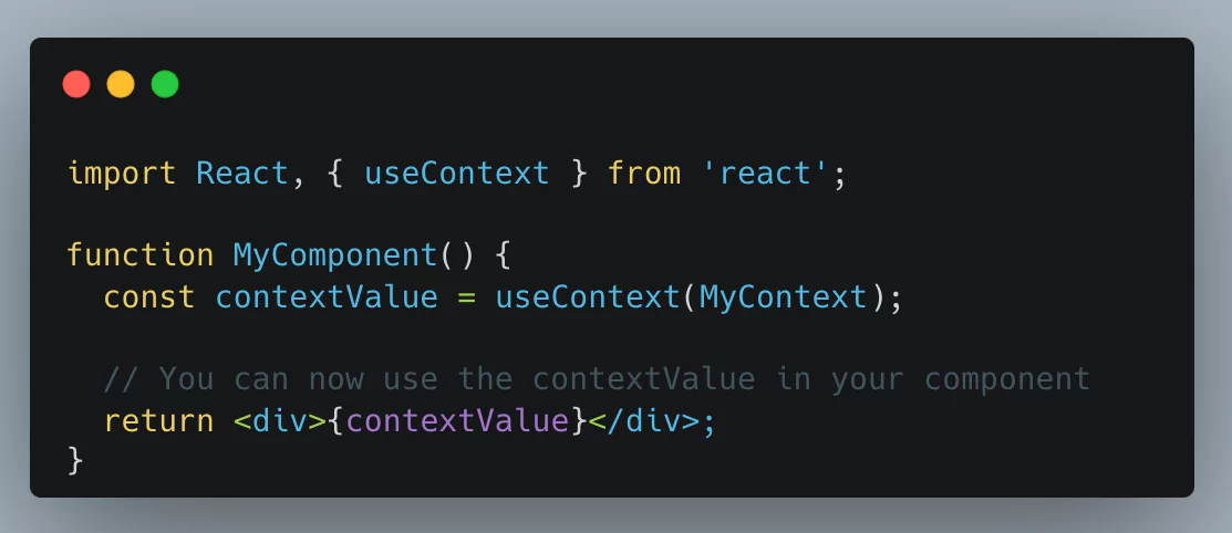 components where you want to access the context value