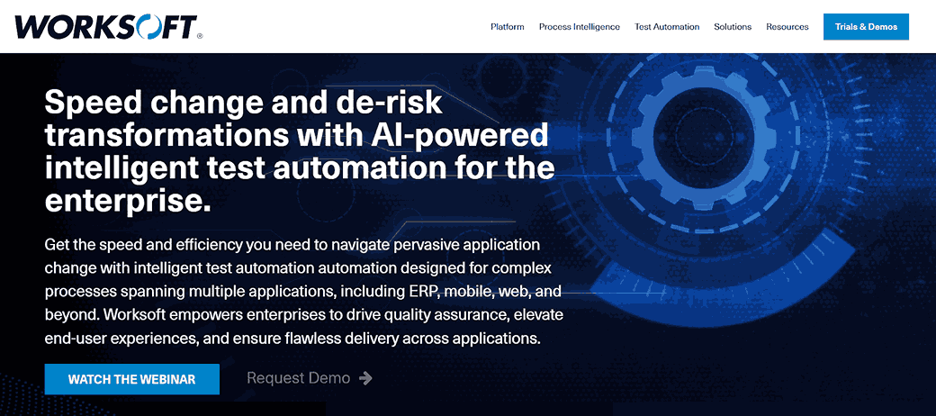 WorkSoft is an enterprise-grade test automation platform
