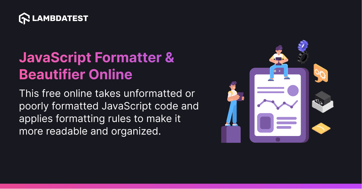 javascript-formatter-beautifier-online-lambdatest