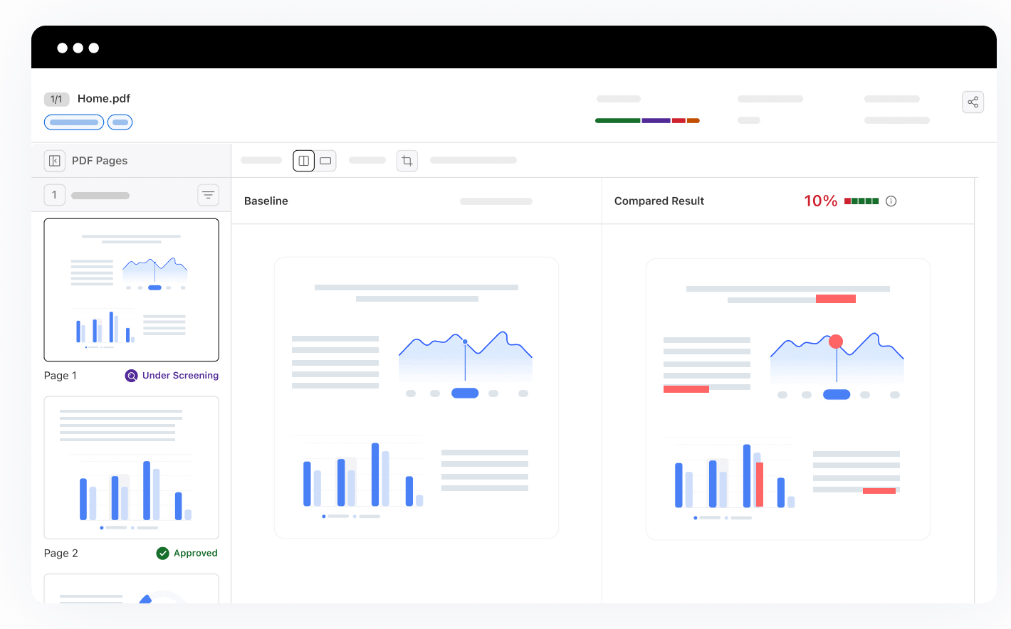 PDF File Comparison With SmartUI