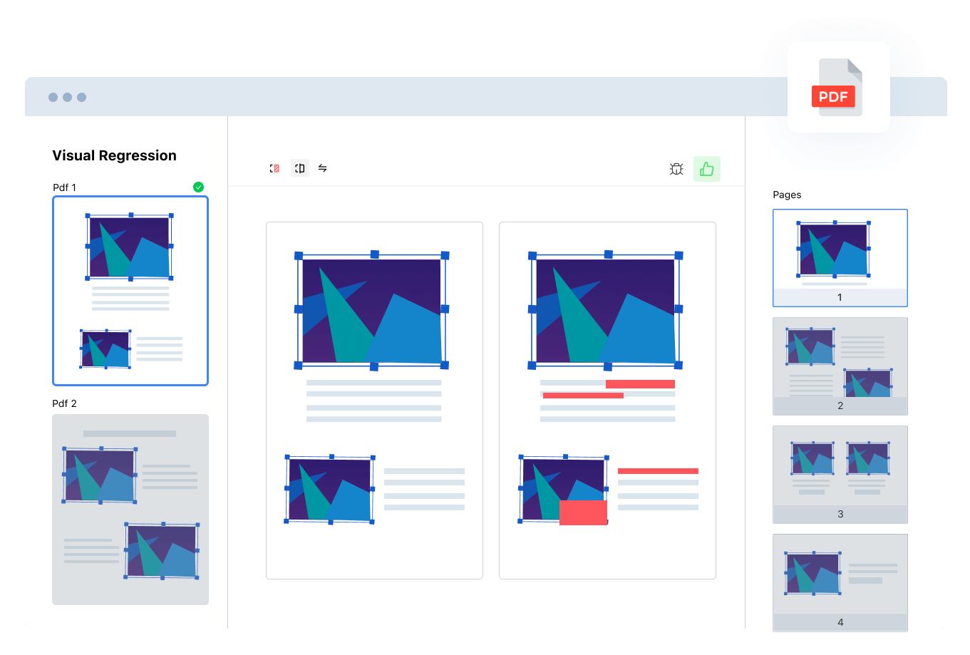 PDF File Comparison With SmartUI